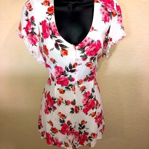 Women’s Floral Romper